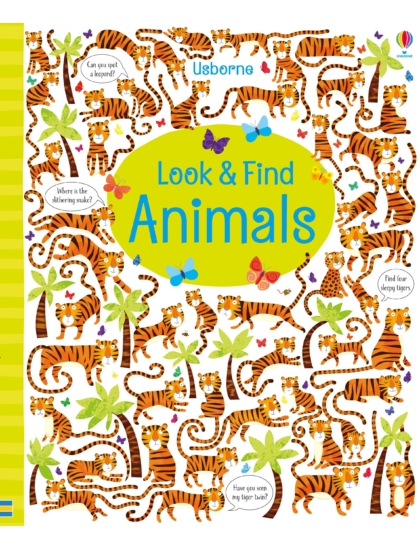 Look and Find Animals 9781474941587 Okoskönyv Angol gyerekkönyv és ifjúsági könyv Usborne