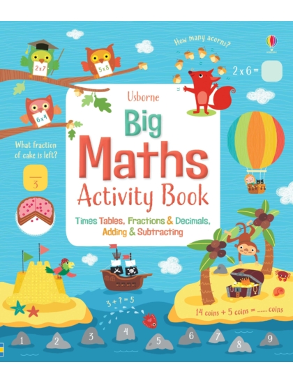 Big Maths Activity Book 9781474941754 Okoskönyv Angol gyerekkönyv és ifjúsági könyv Usborne