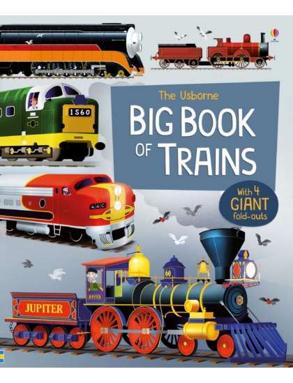 Big Book of Trains 9781474941792 Okoskönyv Angol gyerekkönyv és ifjúsági könyv Usborne