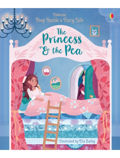Peep Inside a Fairy Tale Princess & the Pea 9781474945653 Okoskönyv Angol gyerekkönyv és ifjúsági könyv Usborne
