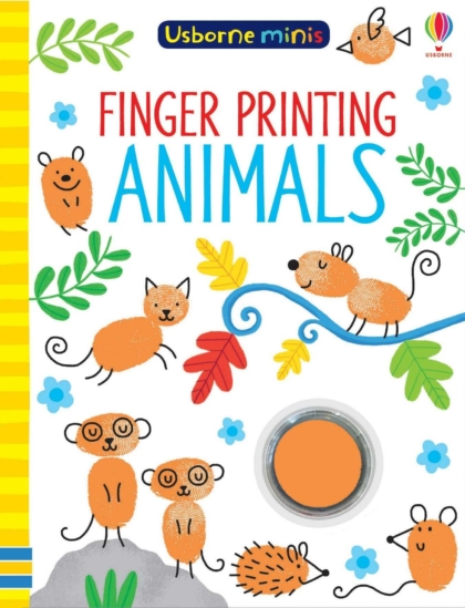 Finger Printing Animals 9781474947688 Okoskönyv Angol gyerekkönyv és ifjúsági könyv Usborne