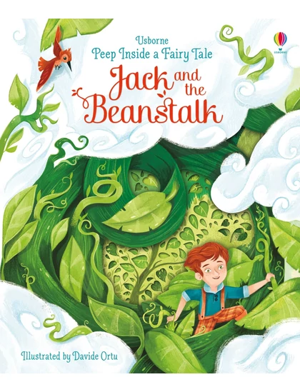 Peep Inside a Fairy Tale Jack and the Beanstalk 9781474948555 Okoskönyv Angol gyerekkönyv és ifjúsági könyv Usborne