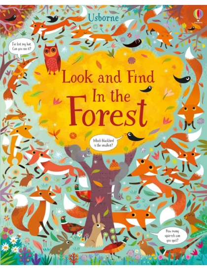 Look and Find in the Forest 9781474949538 Okoskönyv Angol gyerekkönyv és ifjúsági könyv Usborne