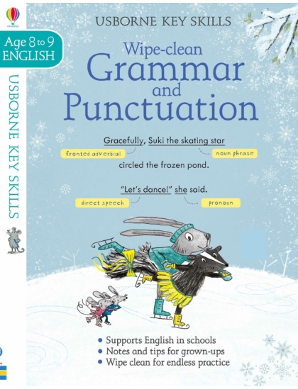 Wipe-Clean Grammar & Punctuation 8-9 9781474951180 Okoskönyv Angol gyerekkönyv és ifjúsági könyv Usborne
