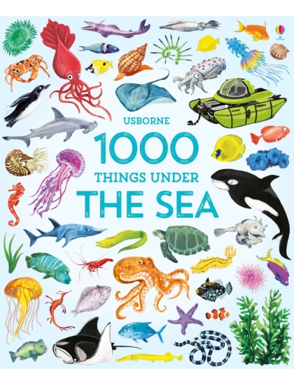 1000 Things Under the Sea 9781474951333 Okoskönyv Angol gyerekkönyv és ifjúsági könyv Usborne