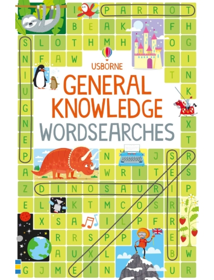 General Knowledge Wordsearches 9781474952644 Okoskönyv Angol gyerekkönyv és ifjúsági könyv Usborne