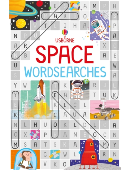 Space Wordsearches 9781474952651 Okoskönyv Angol gyerekkönyv és ifjúsági könyv Usborne