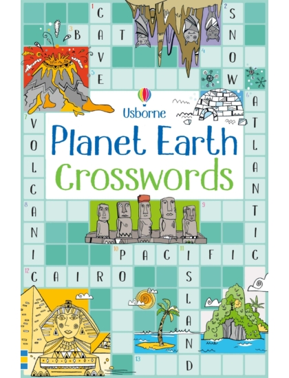 Planet Earth Crosswords 9781474952675 Okoskönyv Angol gyerekkönyv és ifjúsági könyv Usborne