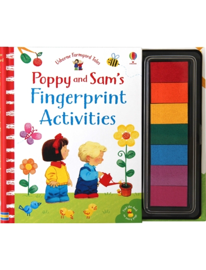 Poppy and Sam's Fingerprint Activities 9781474952712 Okoskönyv Angol gyerekkönyv és ifjúsági könyv Usborne