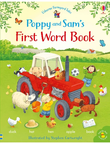 Poppy and Sam's First Word Book 9781474952743 Okoskönyv Angol gyerekkönyv és ifjúsági könyv Usborne