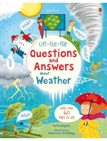 LTF Q&A about Weather 9781474953030 Okoskönyv Angol gyerekkönyv és ifjúsági könyv Usborne