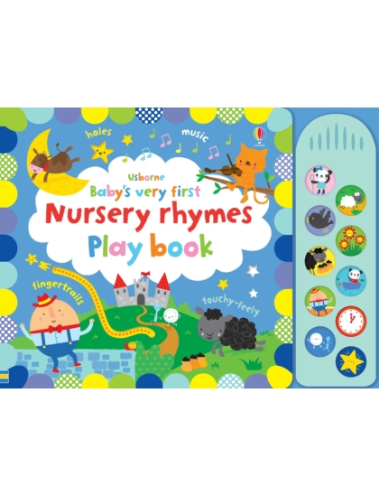 BVF Nursery Rhymes Playbook 9781474953566 Okoskönyv Angol gyerekkönyv és ifjúsági könyv Usborne