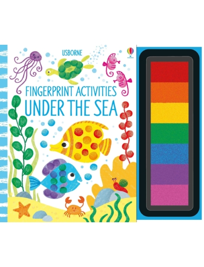 Fingerprint Activities Under the Sea 9781474953597 Okoskönyv Angol gyerekkönyv és ifjúsági könyv Usborne