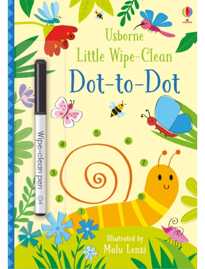 Little Wipe-Clean Dot-to-Dot 9781474954761 Okoskönyv Angol gyerekkönyv és ifjúsági könyv Usborne