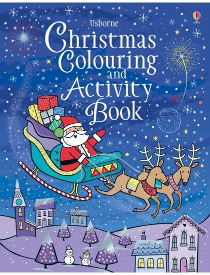 Christmas Colouring and Activity Book 9781474956611 Okoskönyv Angol gyerekkönyv és ifjúsági könyv Usborne