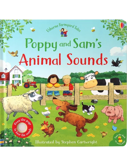 Poppy and Sam's Animal Sounds 9781474958912 Okoskönyv Angol gyerekkönyv és ifjúsági könyv Usborne