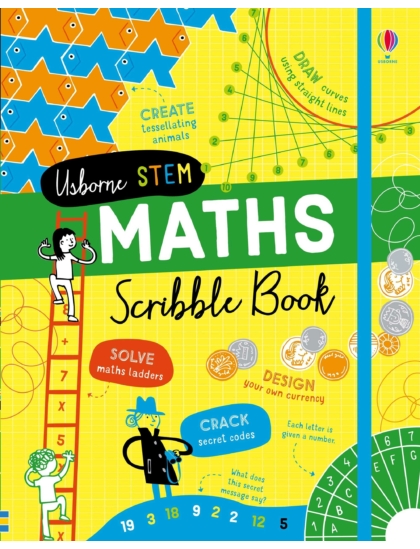 Maths Scribble Book 9781474959940 Okoskönyv Angol gyerekkönyv és ifjúsági könyv Usborne