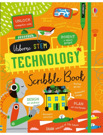 Technology Scribble Book 9781474959957 Okoskönyv Angol gyerekkönyv és ifjúsági könyv Usborne