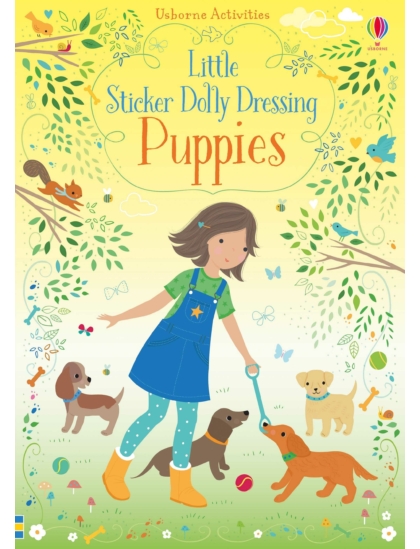 Little Sticker Dolly Dressing Puppies 9781474959995 Okoskönyv Angol gyerekkönyv és ifjúsági könyv Usborne