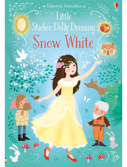 Little Sticker Dolly Dressing Snow White 9781474962285 Okoskönyv Angol gyerekkönyv és ifjúsági könyv Usborne