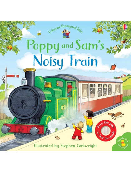 Poppy and Sam's Noisy Train Book 9781474962568 Okoskönyv Angol gyerekkönyv és ifjúsági könyv Usborne