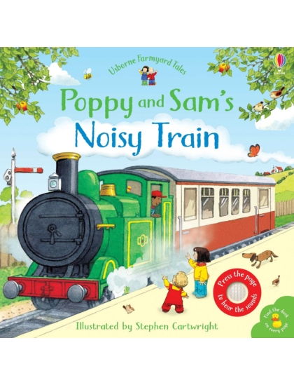 Poppy and Sam's Noisy Train Book 9781474962568 Okoskönyv Angol gyerekkönyv és ifjúsági könyv Usborne