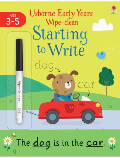Wipe-Clean Starting to Write 9781474968447 Okoskönyv Angol gyerekkönyv és ifjúsági könyv Usborne