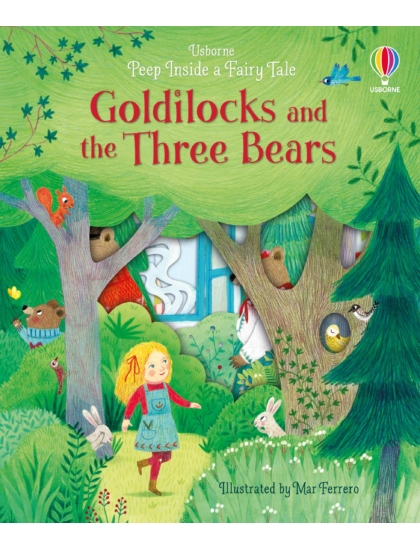 Peep Inside a Fairy Tale Goldilocks and the Three Bears 9781474968805 Okoskönyv Angol gyerekkönyv és ifjúsági könyv Usborne