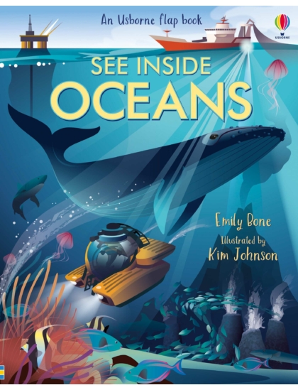 See Inside Oceans 9781474968911 Okoskönyv Angol gyerekkönyv és ifjúsági könyv Usborne