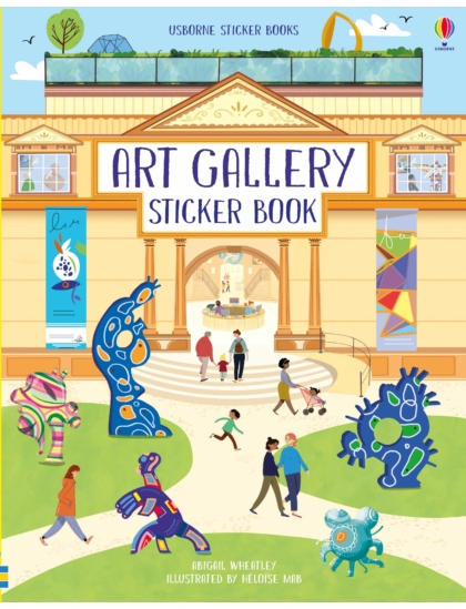 Sticker Book Art Gallery 9781474968973 Okoskönyv Angol gyerekkönyv és ifjúsági könyv Usborne