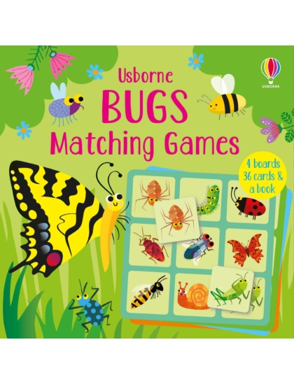 Bugs Matching Games 9781474969451 Okoskönyv Angol gyerekkönyv és ifjúsági könyv Usborne