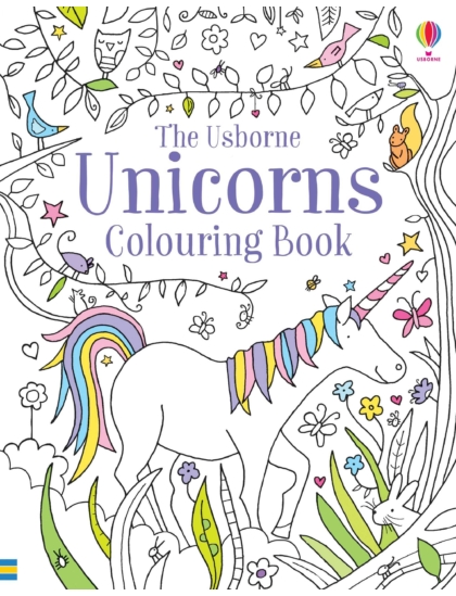 Unicorns Colouring Book 9781474974530 Okoskönyv Angol gyerekkönyv és ifjúsági könyv Usborne