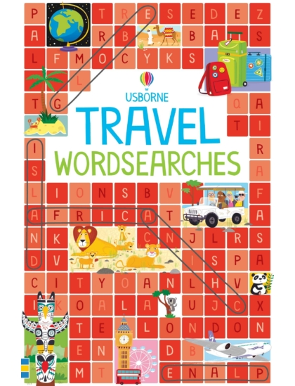 Travel Wordsearches 9781474975162 Okoskönyv Angol gyerekkönyv és ifjúsági könyv Usborne