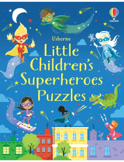 Little Children's Superheroes Puzzles 9781474985383 Okoskönyv Angol gyerekkönyv és ifjúsági könyv Usborne