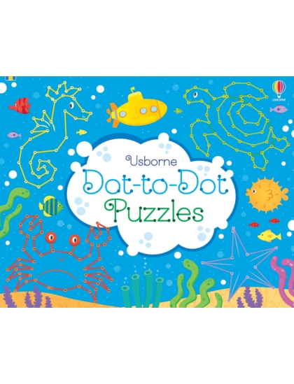 Dot-to-Dot Puzzles 9781474985512 Okoskönyv Angol gyerekkönyv és ifjúsági könyv Usborne