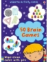 50 Brain Games 9780746089132 Okoskönyv Angol gyerekkönyv és ifjúsági könyv Usborne